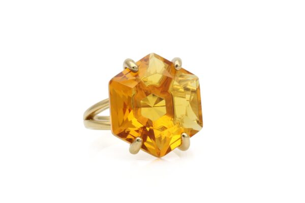 Citrine Gemstone Ring For Women - Image 4